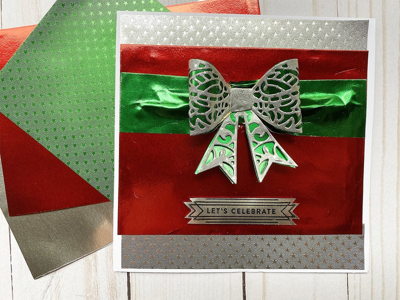 Christmas Card With A Bow by Kassy | Rinea