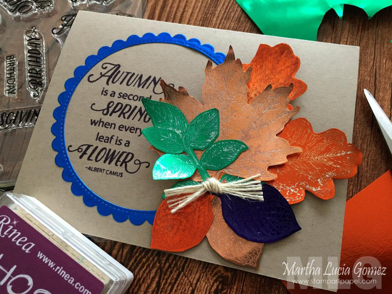 Colorful Autumn Card | Rinea