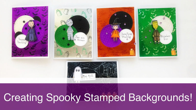 Create Spooky Stamped Halloween Cards! by Betz | Rinea