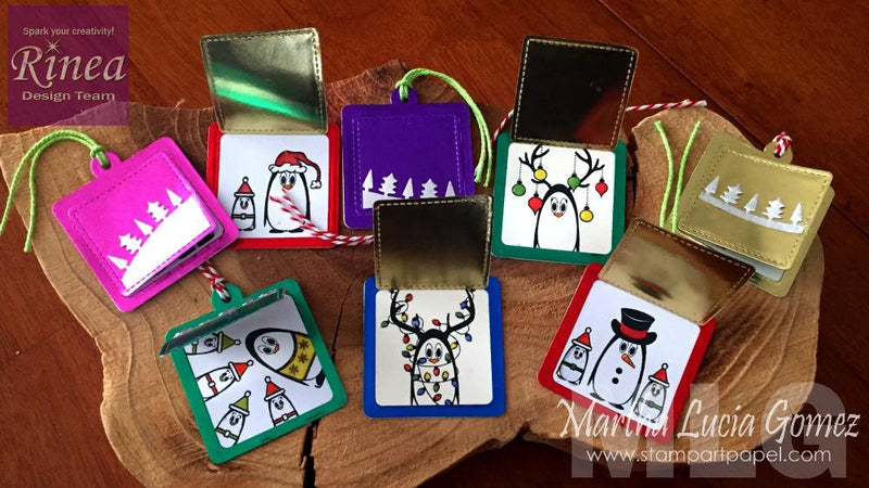 Creating Perfect Christmas Gift Tags by Martha Lucia | Rinea