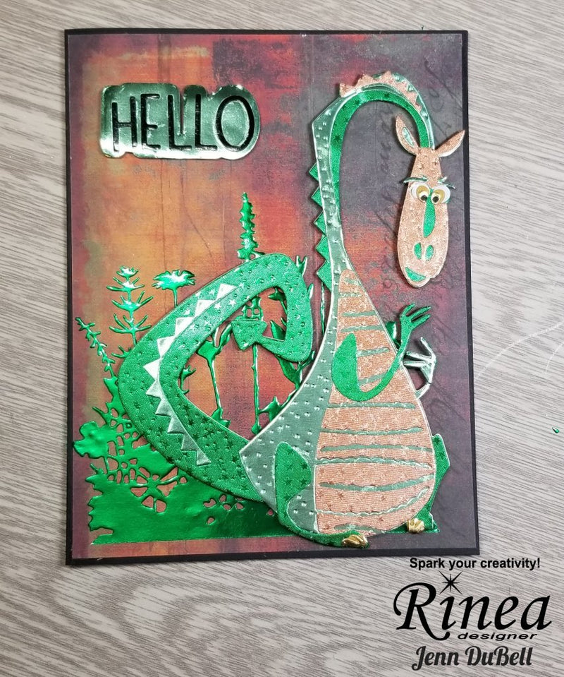 Friendly Dragon Card by Jenn DuBell | Rinea