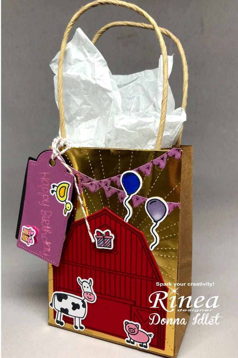 Happy Birthday Gift Bag by Donna | Rinea