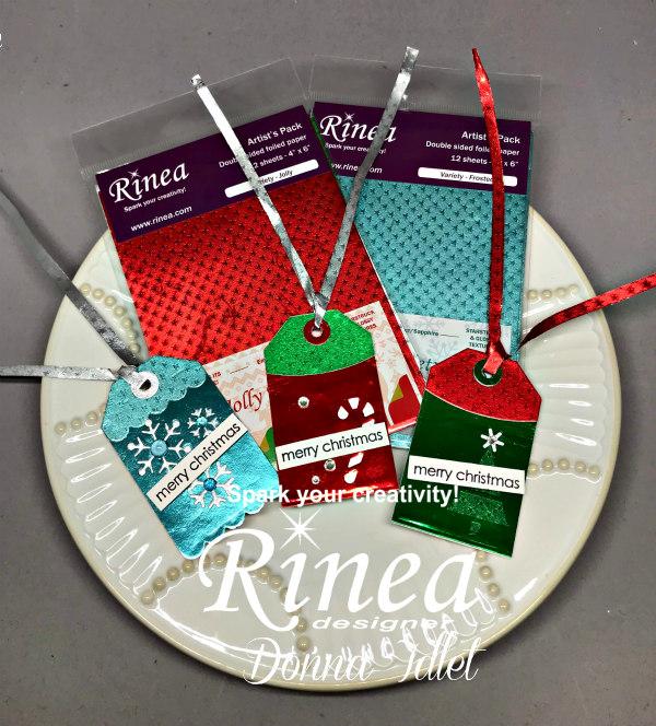 Holiday Christmas Tags by Donna Idlet | Rinea
