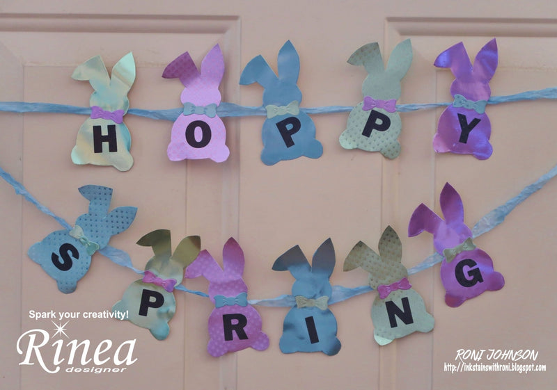 Hoppy Spring Bunny Banner with Roni | Rinea