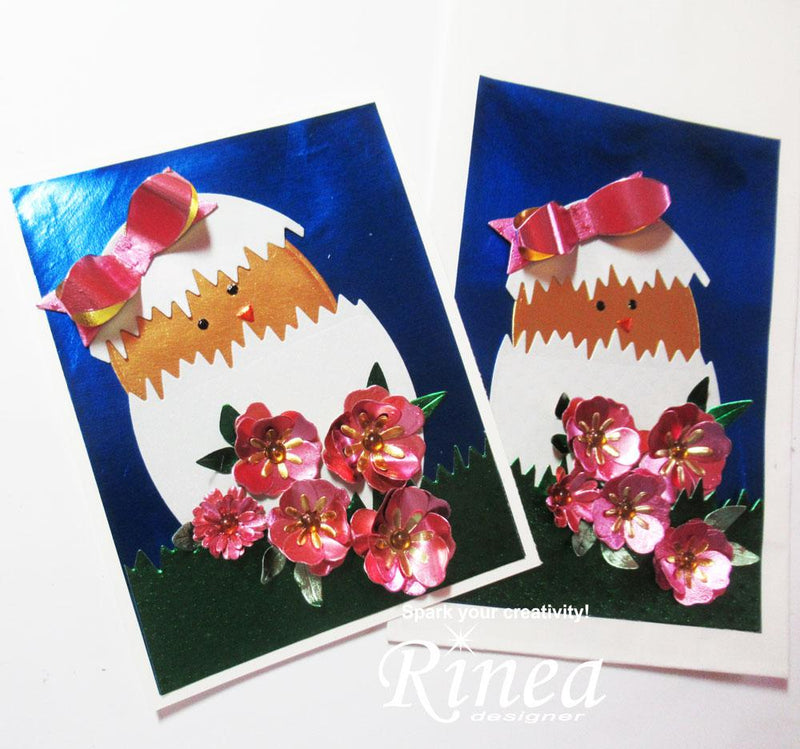 How To Create Adorable Easter Cards Using Dies with Steph Ackerman | Rinea