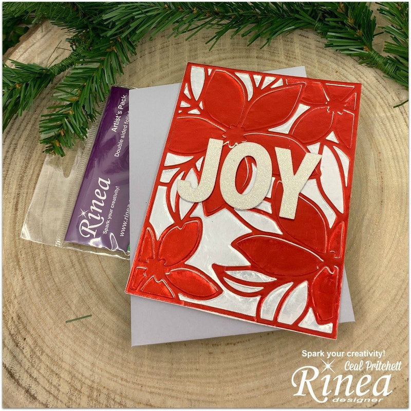 How to Make a Foiled Christmas Card<br/><small> by Ceal Pritchett</small> | Rinea