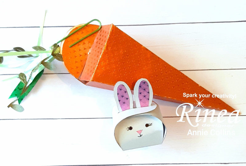 How to Make Bunny and Carrot Goodie Holders with Annie Collins | Rinea