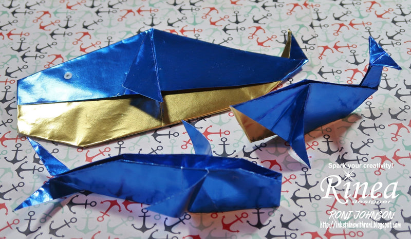How To Make Origami Whales by Roni | Rinea
