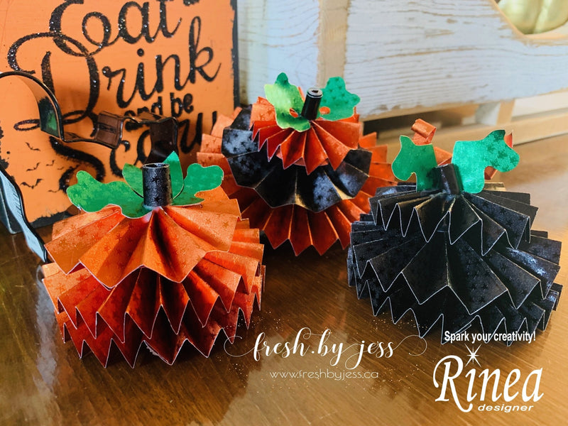How To Make Rosette Pumpkins by Jessica Kaiser | Rinea