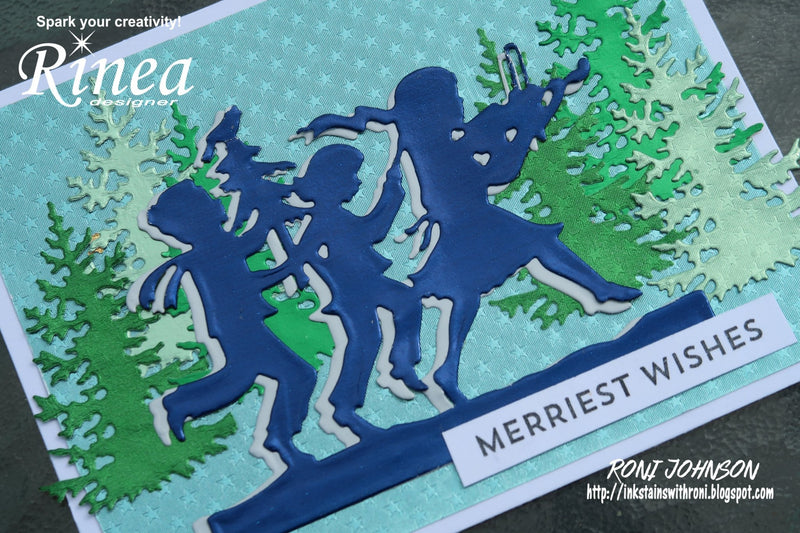Learn How to Create a Colorful Silhouette Christmas Scene<br/><small> by Roni Johnson</small> | Rinea