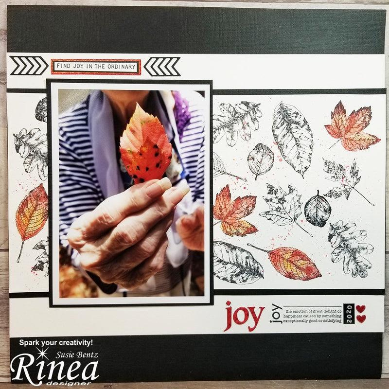 Make a Clean and Simple Fall Layout<br/><small> by Susie Bentz</small> | Rinea
