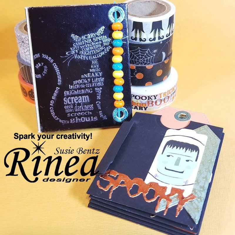 Make an Interactive Halloween Mini Album<br/><small> by Susie Bentz</small> | Rinea