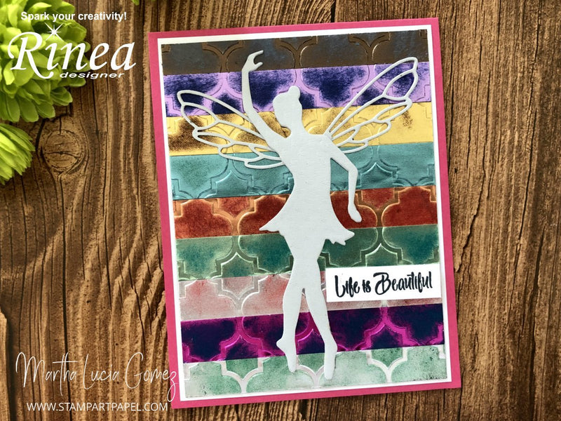 Rainbow Card by Martha Lucia | Rinea