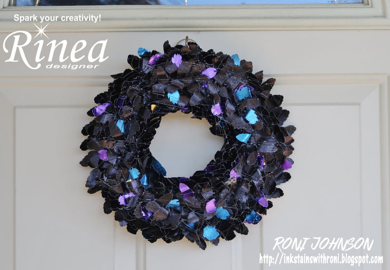Raven Feather Wreath with Roni Johnson | Rinea