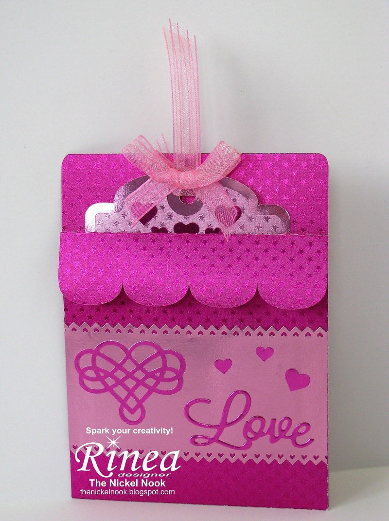Valentine Pocket Card by Nancy | Rinea