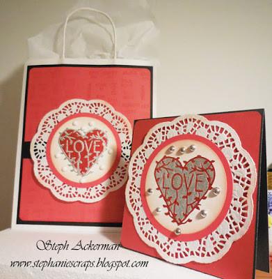 Valentine's Day Gift Bag and Card with Rinea Foils | Rinea