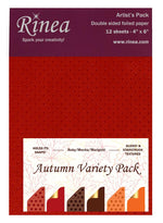 Rinea Autumn Variety Foiled Paper