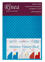 Rinea Patriotic Variety Foiled Paper