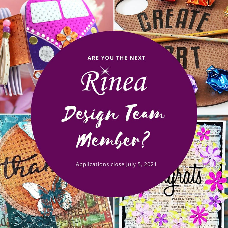 2021 - 2022 Rinea Design Team Blog | Rinea