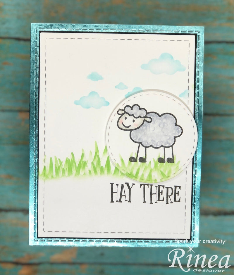 A Cute Hay There Card by Luisana Lowry | Rinea