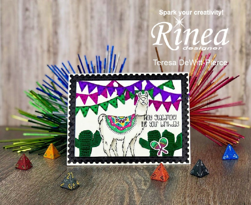 A very llama birthday card by Teresa | Rinea