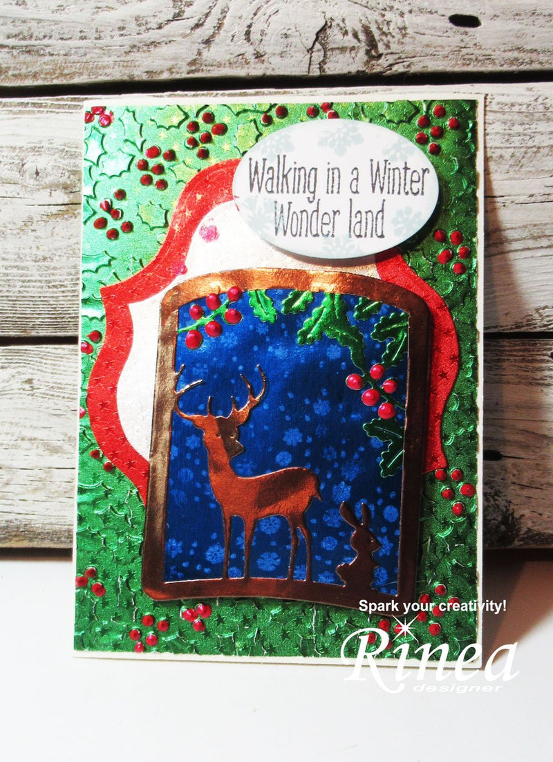 A Winter Wonderland Card by Steph Ackerman | Rinea