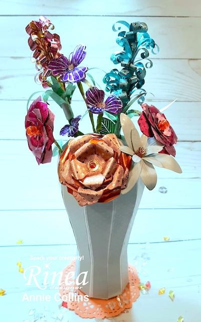 All Occassion Bouquet of Flowers in a Vase by Annie | Rinea