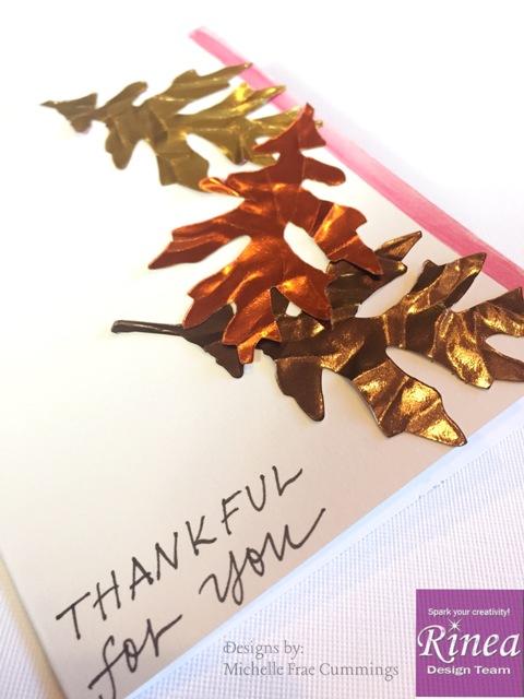Autumn Leaves Card | Rinea