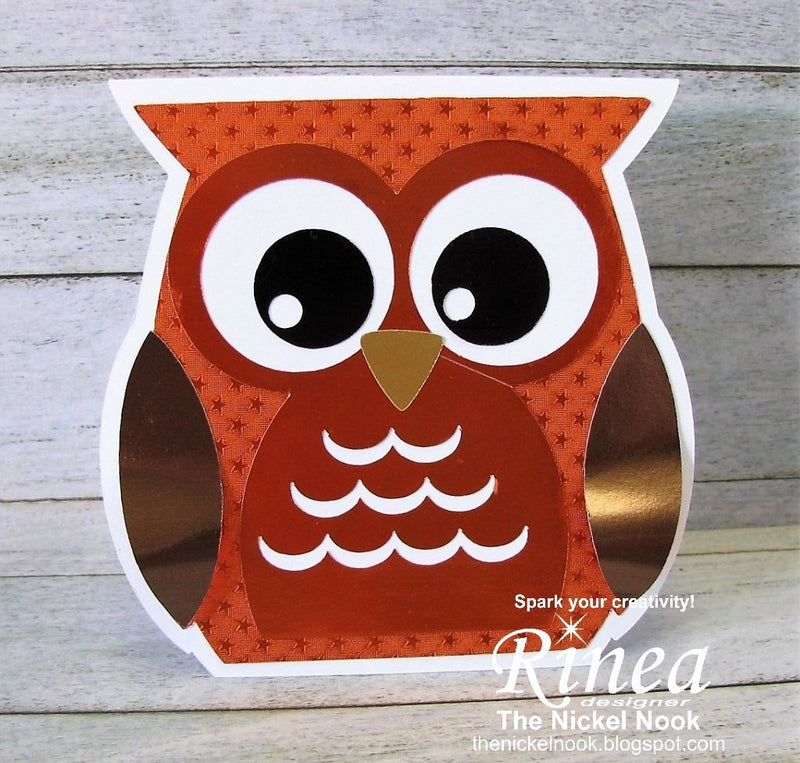 Autumn Owl Card by Nancy | Rinea