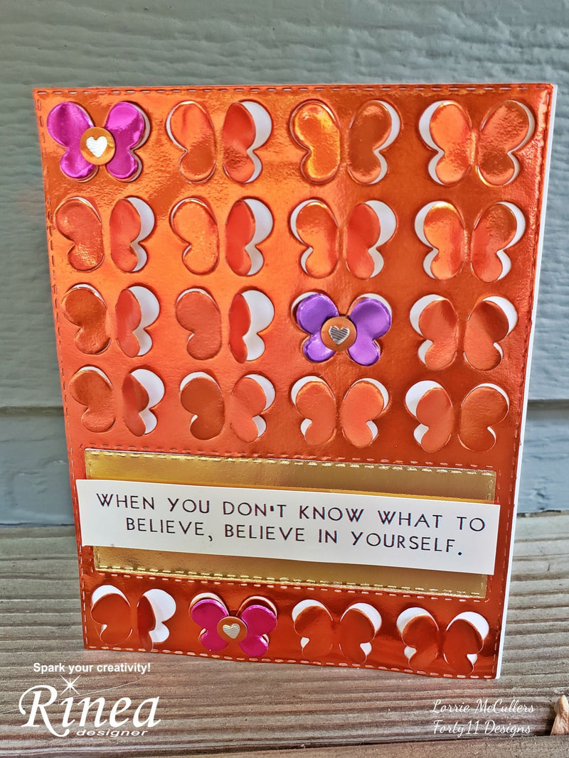 Believe Butterfly Card by Lorrie | Rinea