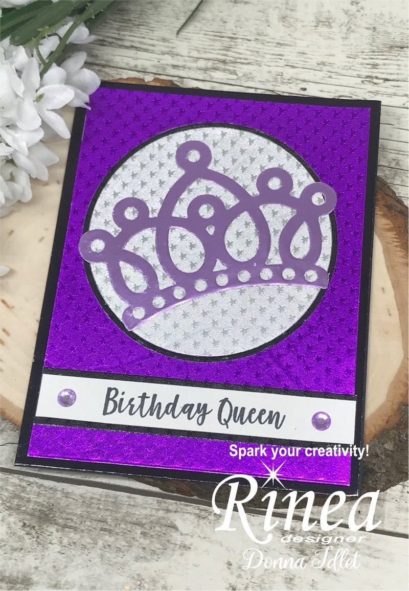 Birthday Queen Card by Donna | Rinea