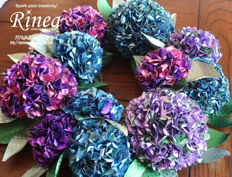 Bloomin' Amazing Hydrangea Wreath by Roni | Rinea