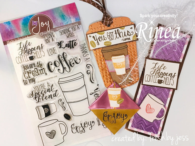 Coffee Lover's Bookmarks by Jess | Rinea
