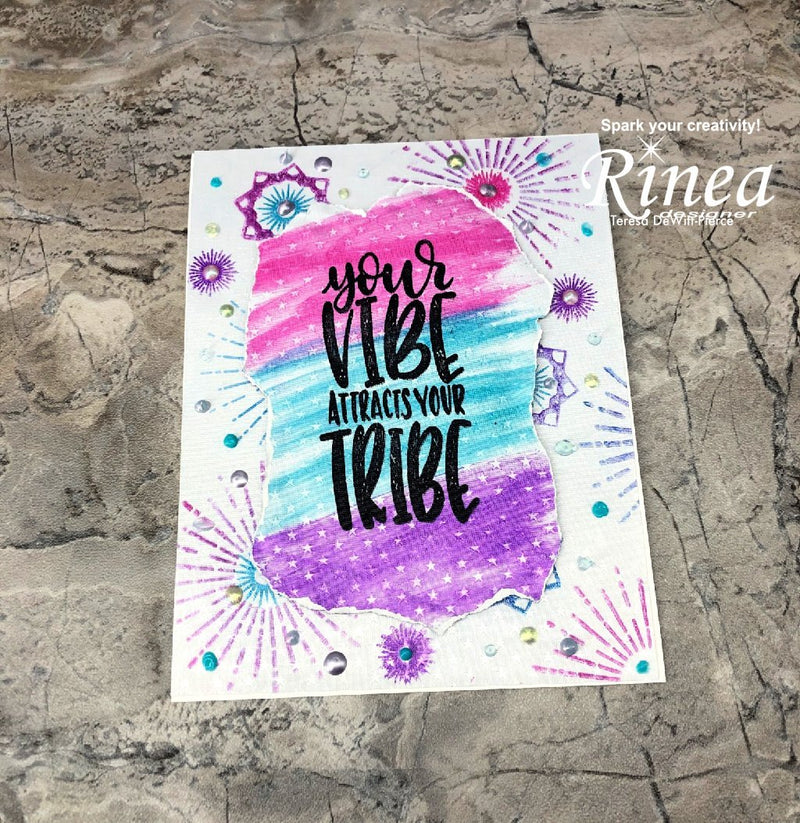 Coloring On The Arctic White Foiled Paper by Teresa | Rinea