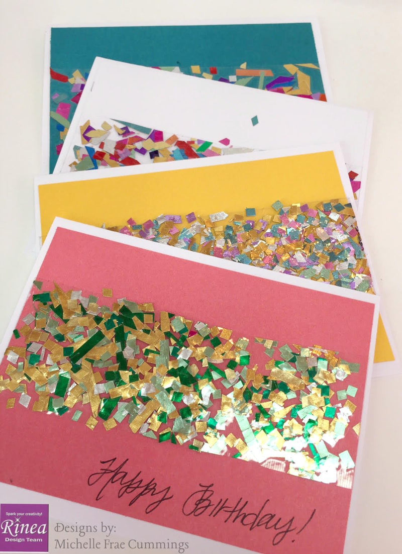 Confetti Cards by Michelle Frae Cummings | Rinea
