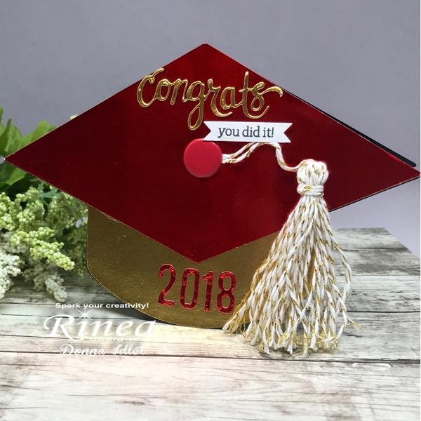 Congrats You Did It Card by Donna | Rinea