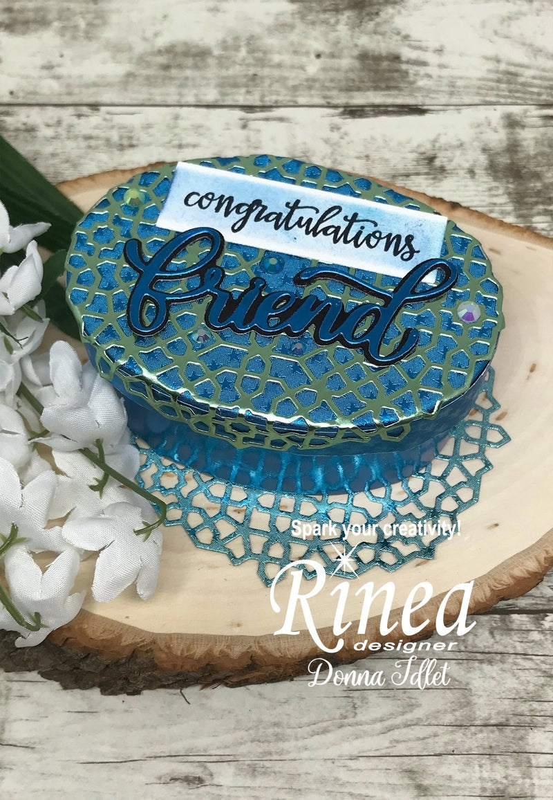 Congratulations Friend by Donna | Rinea