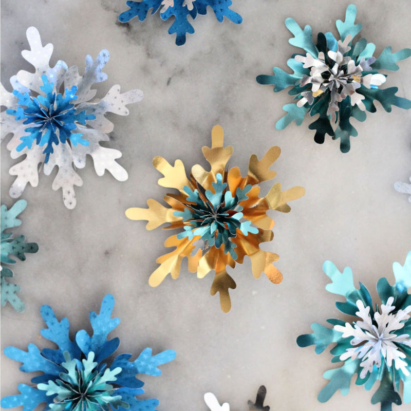 Create 3D Snowflakes! by Jessa Plant | Rinea