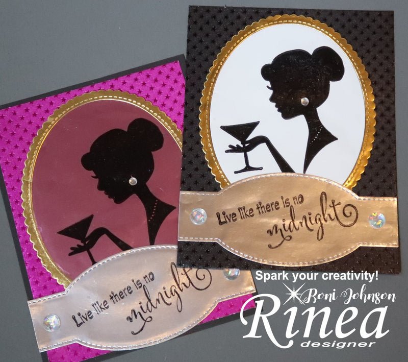 Create an Elegant New Years Card <br><sm>by Roni Johnson</sm> | Rinea