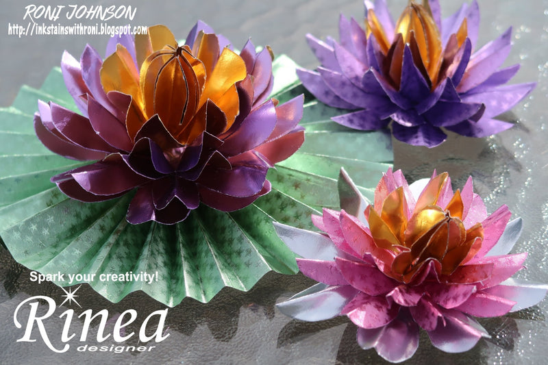Create Lovely Water Lilies with Roni | Rinea