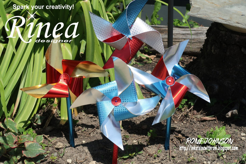 Decorate This 4th Of July With Patriotic Pinwheels by Roni | Rinea