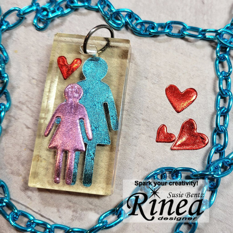 DIY Mother Daughter Resin Pendant with Susie Bentz | Rinea