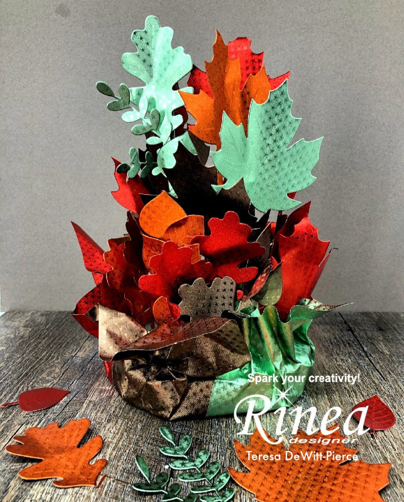 Fall Leaves Centerpiece by Teresa DeWitt-Pierce | Rinea