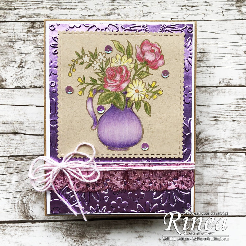 Floral Card by Melinda | Rinea
