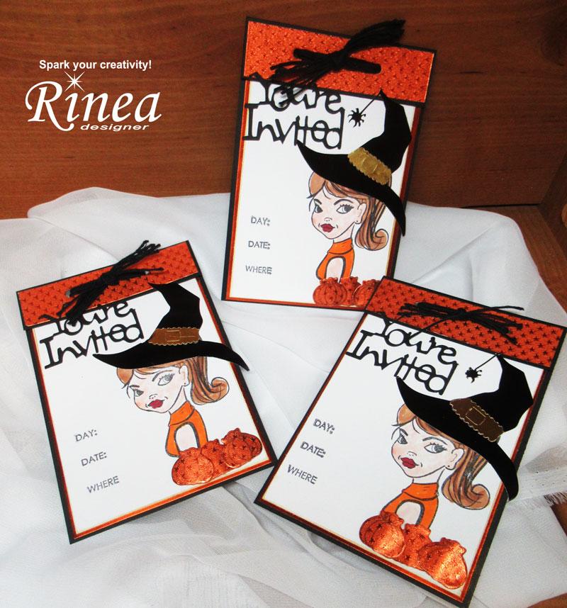 Halloween Invitations by Steph | Rinea