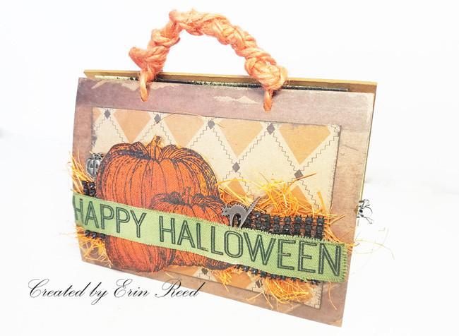 Halloween Mixed Media Book | Rinea