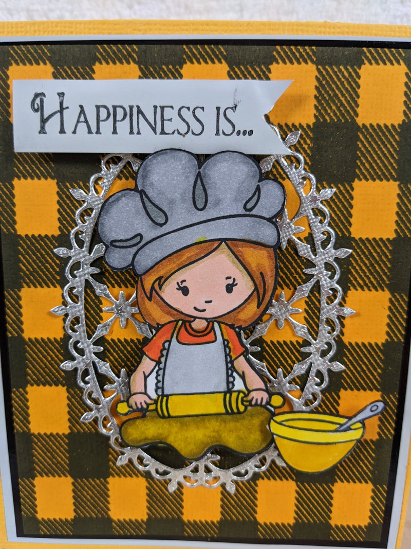 A Cute and Easy To Make Happiness Is Card by LeeAnn McKinney | Rinea