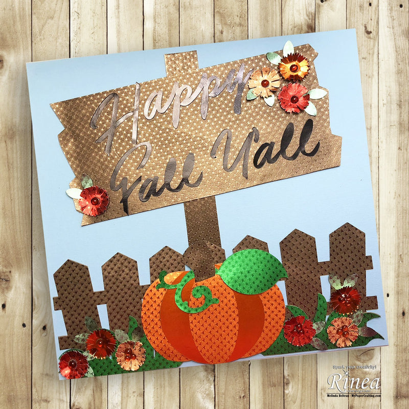 Happy Fall Y'all Sign By Melinda | Rinea