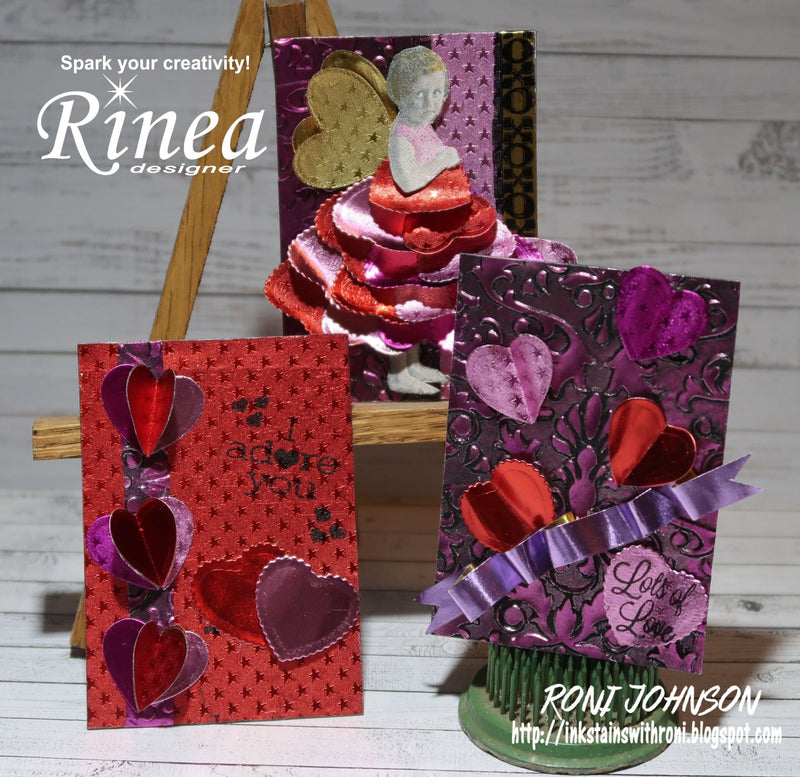 Have a Heart ATC's with Roni | Rinea
