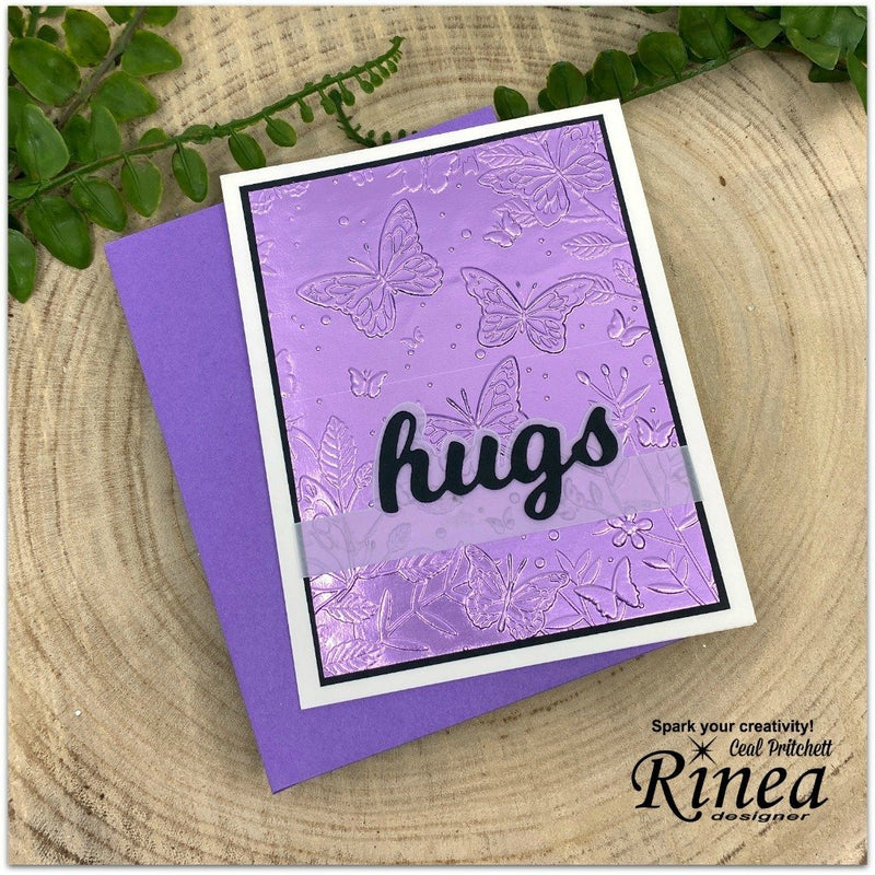 How To Create An Embossed Foiled Paper Card<br/><small> by Ceal Pritchett</small> | Rinea